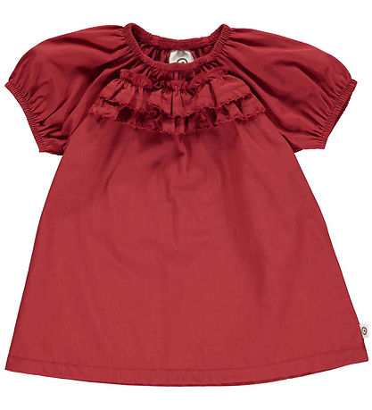 Msli Kjole - Poplin - Berry Red