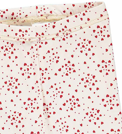 Msli Leggings - Love Buttercream/Berry Red