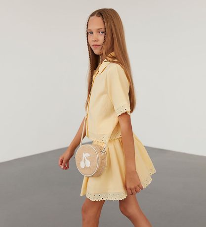 Sofie Schnoor Girls Skjorte - Light Yellow