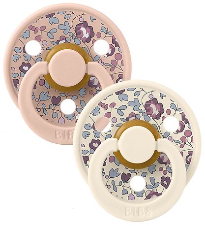 BIBS x Liberty Colour Sutter - 2-pak - Str. 2 - Rund - Eloise/Bl