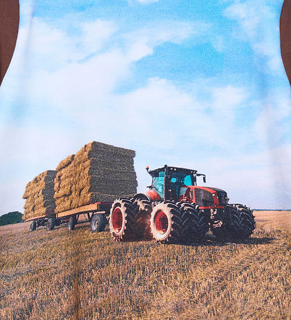 Minymo Sweatshirt - Potting Soil m. Traktor