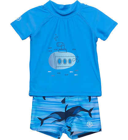 Color Kids Badest - Badebluse/Badebukser - Azure Blue