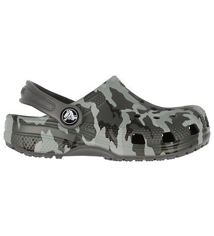 Crocs Sandaler - Classic Camo Clog K - Sort/Gr