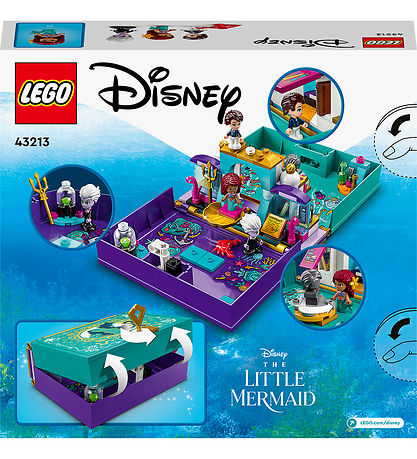 LEGO Disney - Den lille havfrue-bog 43213 - 134 Dele