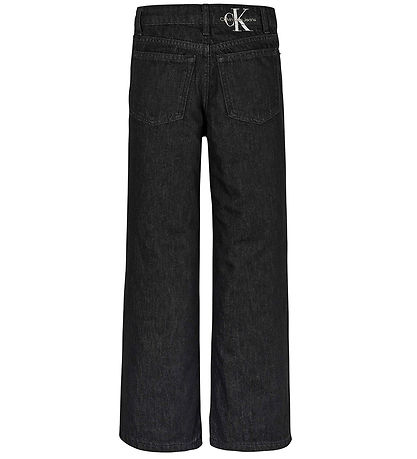 Calvin Klein Jeans - High Rise - Wild Leg - Sort