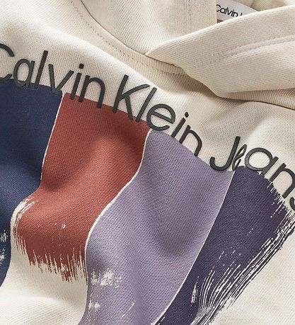 Calvin Klein Httetrje - Placed Brushstrokes - Whitecap Gray