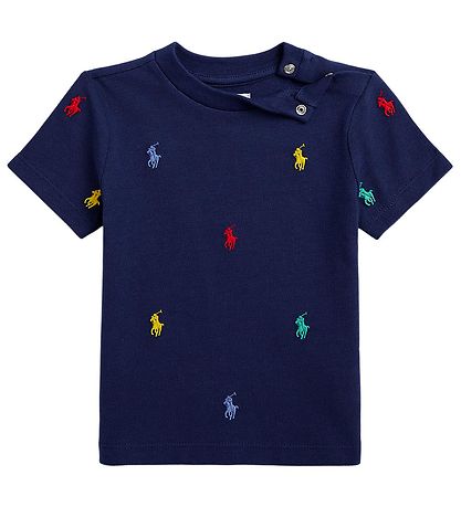 Polo Ralph Lauren T-shirt - Classics - Navy m. Logoer