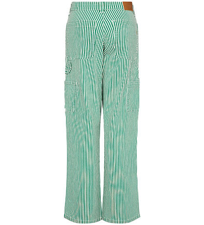 Sofie Schnoor Girls Jeans - Stribet - Green