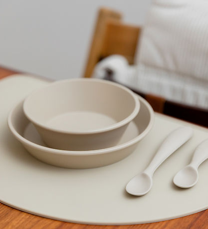 Bibs Dækkeserviet - Silikone - Classic - Vanilla