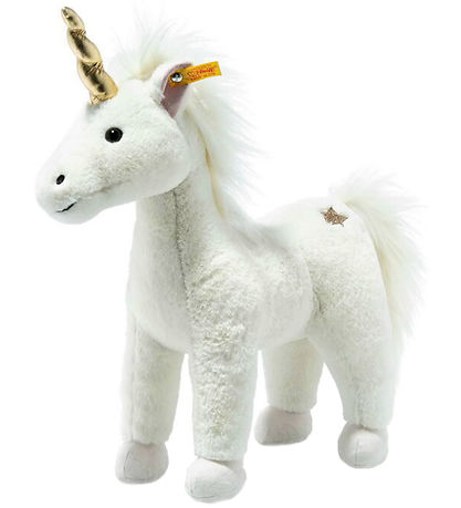 Steiff Bamse - 35 cm. - Unica Unicorn - Hvid