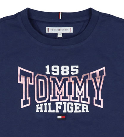 Tommy Hilfiger T-Shirt - 1985 Varsity Tee - Navy Voyage