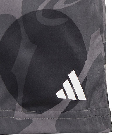 adidas Performance Shorts - JG TR-ES AOP SH - Sort/Gr/Hvid