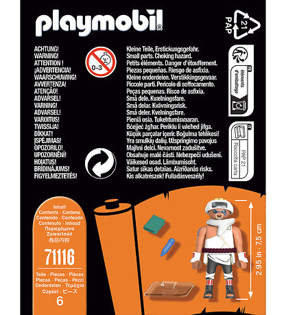Playmobil Naruto - Killer Bee - 71116 - 6 Dele