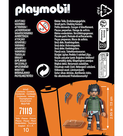 Playmobil Naruto - Asuma - 71119 - 10 Dele