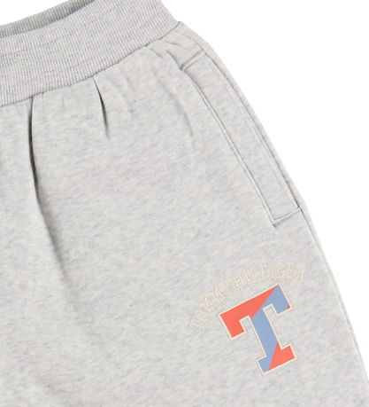 Tommy Hilfiger Sweatpants - T Varsity - New Light Grey Heather