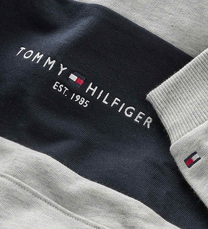 Tommy Hilfiger Httetrje - Essential Colorblock - Light Grey He