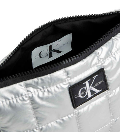Calvin Klein Skuldertaske - Quilted Shoulder Bag - Silver