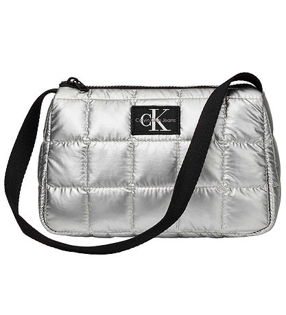 Calvin Klein Skuldertaske - Quilted Shoulder Bag - Silver