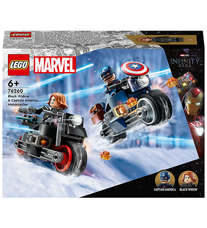 LEGO Marvel - Black Widow og Captain A... - 76260 - 130 Dele