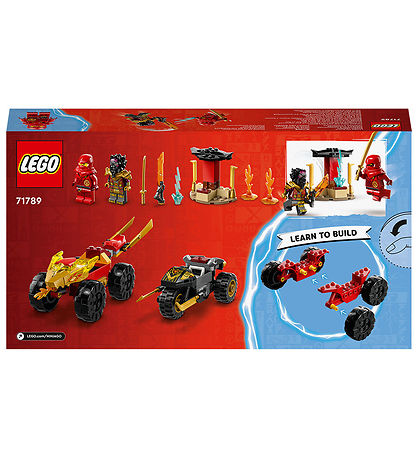 LEGO® Ninjago - Kai og Ras' Bil- Og Motorcykelkamp 71789 - 103 D