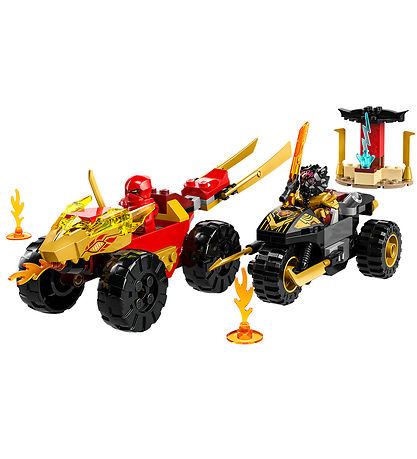 LEGO Ninjago - Kai og Ras' Bil- Og Motorcykelkamp 71789 - 103 D