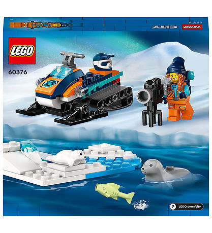 LEGO City - Polarforsker-snescooter 60376 - 70 Dele