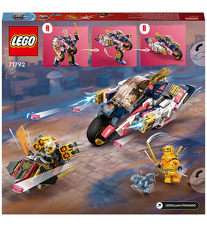 LEGO Ninjago - Soras Forvandlings-Mech-Motorcykel 71792 - 384 D