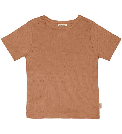 Petit Piao T-shirt - Pointelle - Summer Camel