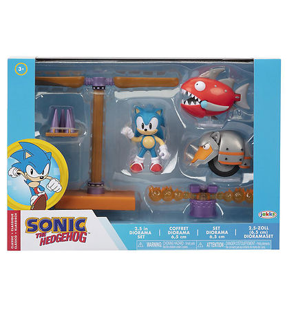 Sonic Legest - Diorama Set - Flying Battery Zone - 6 Dele