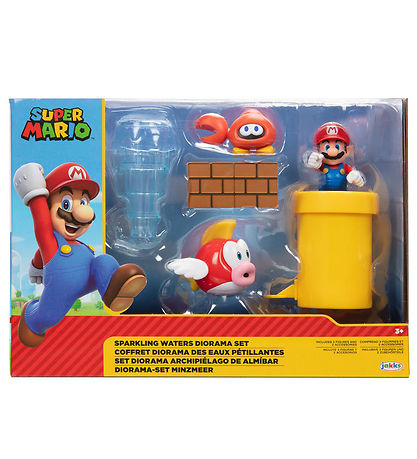 Super Mario Legest - Diorama Set - Sparkling Water - 5 Dele