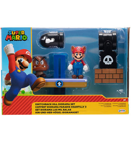 Super Mario Legest - Diorama Set - Switchback Hill - 5 Dele