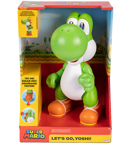 Super Mario Actionfigur - Feature Yoshi - 33 cm