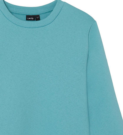 LMTD Sweatshirt - NlmEmbon - Dusty Turquoise