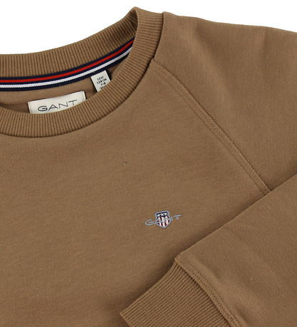 GANT Sweatshirt - Shield - Cocoa Brown