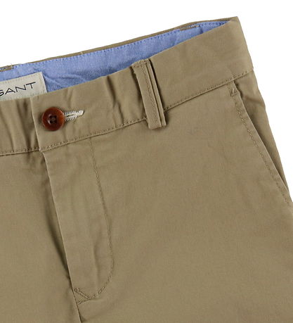 GANT Bukser - Chino - Dark Khaki