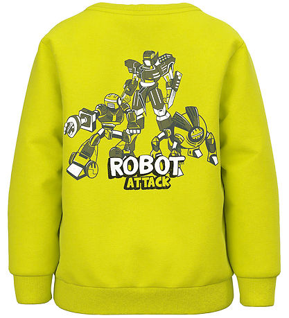 Name It Sweatshirt - NmmVosha - Evening Primrose m. Robotter