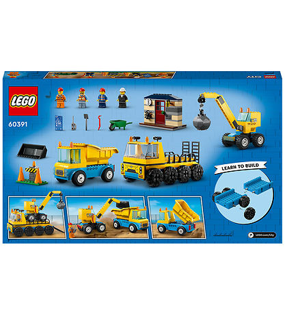 LEGO® City - Entreprenørmaskiner Og Nedrivningskran 60391 - 235 