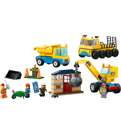 LEGO® City - Entreprenørmaskiner Og Nedrivningskran 60391 - 235 