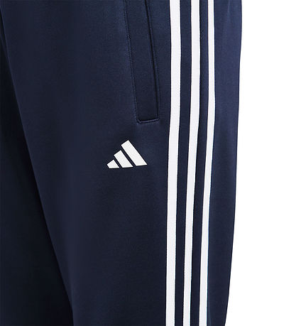 adidas Performance Trningsbukser - U TR-ES 3S - Navy/Hvid