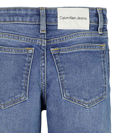 Calvin Klein Jeans - Wide Leg HR - Mid Blue
