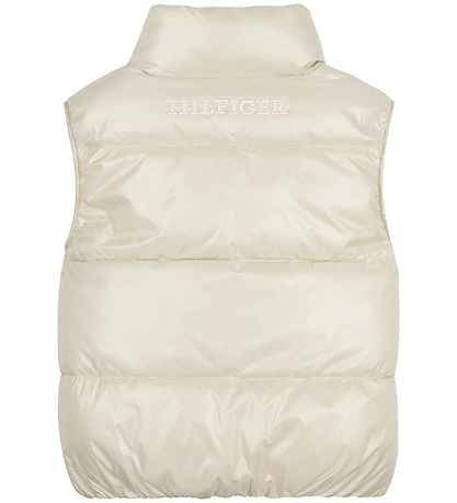Tommy Hilfiger Dynevest - Glossy Short Puffer - Classic Beige