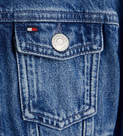 Tommy Hilfiger Denimjakke - U Oversized - Vintagebluewashed