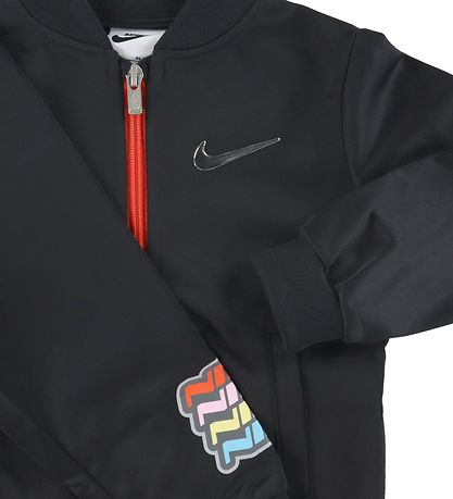 Nike Trningsst - Cardigan/Bukser - Sort
