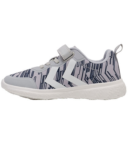 Hummel Sko - Actus Print Recycled Jr - Lunar Rock