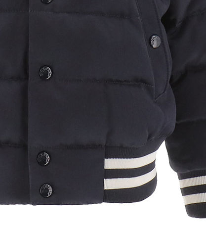 Moncler Dunjakke - Dives - Navy m. Logo