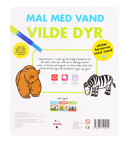 Alvilda Malebog - Mal med Vand - Vilde Dyr