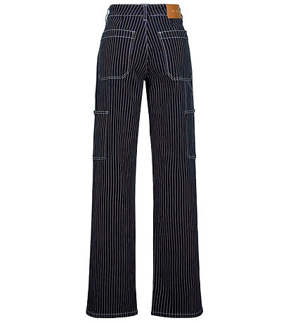 Sofie Schnoor Girls Jeans - Dark Blue Stribet