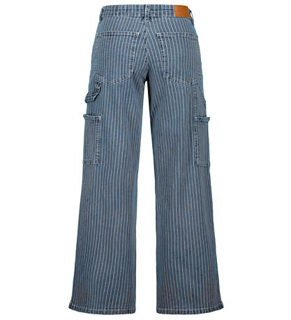 Sofie Schnoor Girls Jeans - Light Blue Stribet