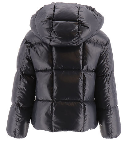 Moncler Dunjakke - Parana - Dark Navy m. Hvid