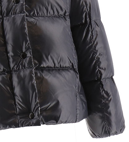 Moncler Dunjakke - Parana - Dark Navy m. Hvid